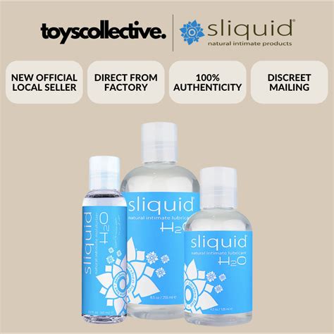 New Sg Official Seller 100 Authentic Sliquid Natural H2o Intimate