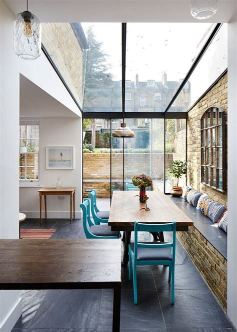 Living area idees maison house extension plans kitchen. HÛT adds "jewel-like" glass extension to east London house ...