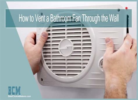 If you're a couple years away from a new roof i'd consider having someone come in sooner and cut a. How to Vent a Bathroom Fan Through the Wall | Pro Guide to Follow