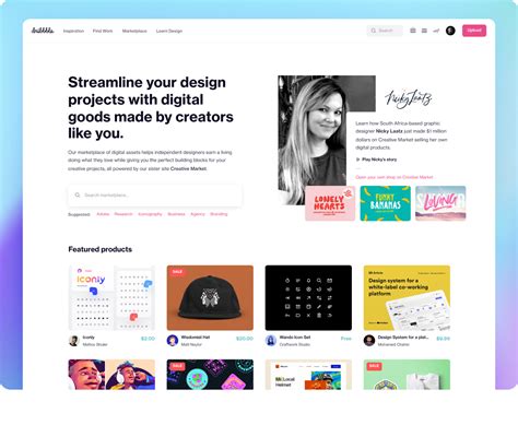 Dribbble Creative Market Empowering Designers Throughout Their