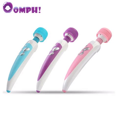 oomph 7 speed powerful magic wand av stick clitoris vibrators massager usb charging stick