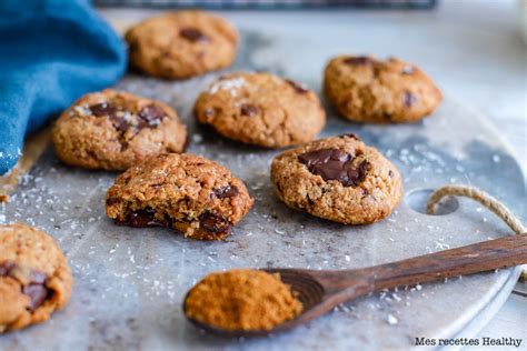 Cookie chocolat et noix de coco moelleux-Recette healthy