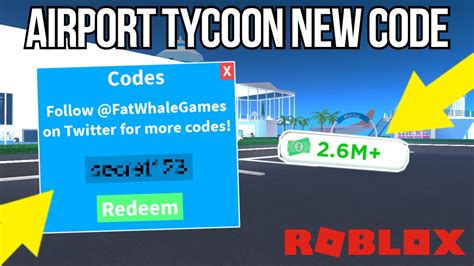 New Roblox Airport Tycoon Codes December 2021 Working Roblox Airport
