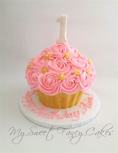 My Sweet Fancy Cakes Giant Cupcake Smash Cake