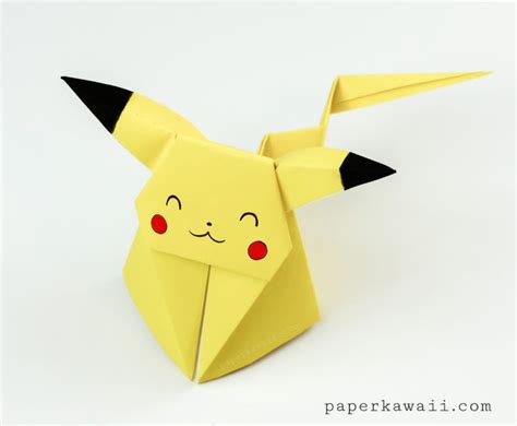 Origami Pikachu Tutorial Cute Origami Pokemon Paper Kawaii Cute