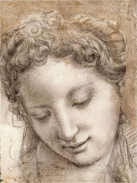 Head Of A Smiling Young Woman In Three Quarter View Circa 1542