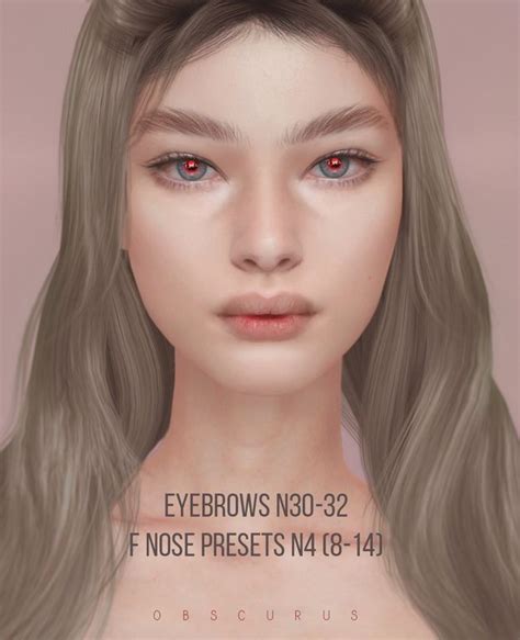 5 Nose Presets Ddarkstonee On Patreon The Sims 4 Skin All In One Photos