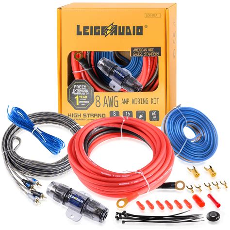 Buy Leigesaudio 8 Gauge Subwoofer Wiring Kit Ture 8 Awg Amplifier