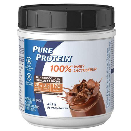 Pure Protein Whey Protein Rich Chocolate Walmart Canada