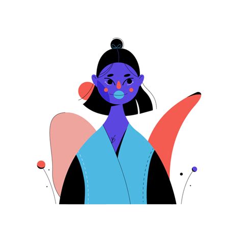 Simple Flat Illustrations Character Girls On Behance