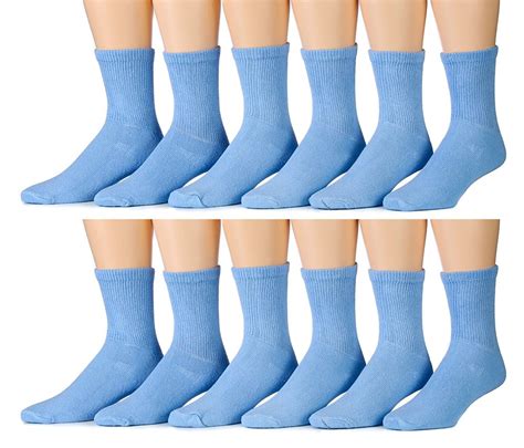 12 Pairs Of Excell Mens Diabetic Neuropathy Edema Marled Crew Socks