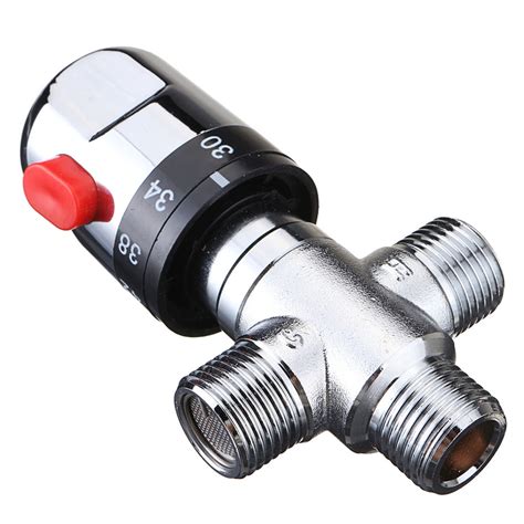 Parts And Accessories 22mm Hot Cold Water Thermostatic Mixing Valve 3
