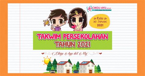Cuti sekolah 2019 bulan 4 kronis o. Takwim Persekolahan KPM 2021 | Cikgu Ayu dot My