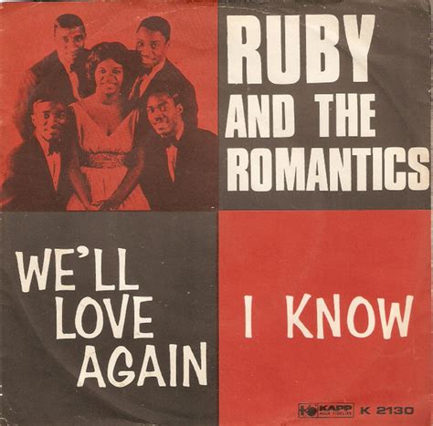 Ruby And The Romantics Well Love Again I Know 1967 Vinyl Discogs