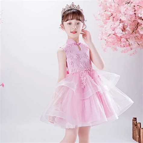 Casual Puffy Dresses Girls Puffy Dresses Girls Party Kids Dress