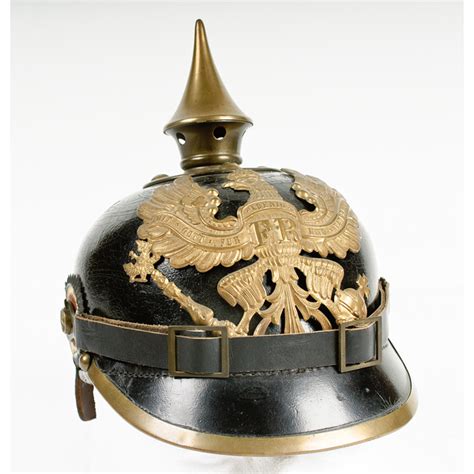German Wwi Prussian Enlisted Mans Spiked Helmet Cowans Auction