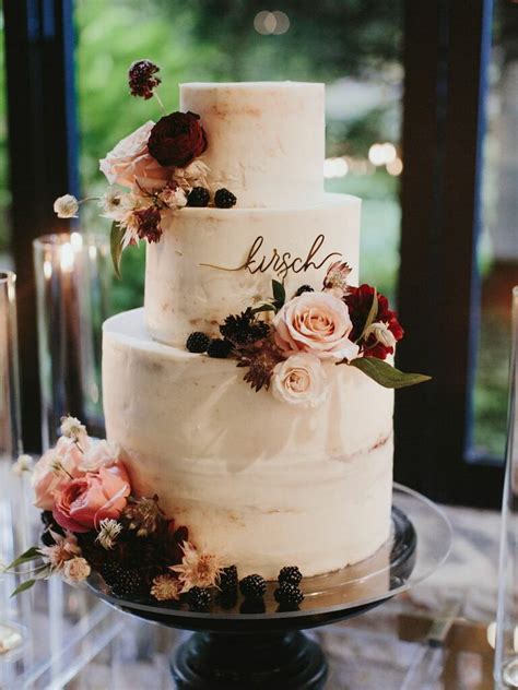 36 Fall Wedding Cakes That Will Leave You Speechless