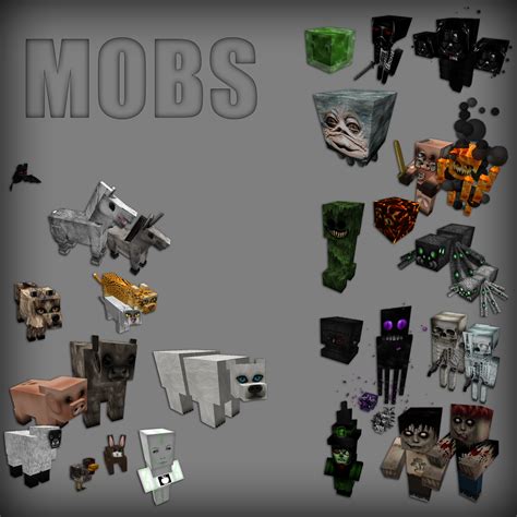 D Mob Pack Minecraft Pe Texture Packs