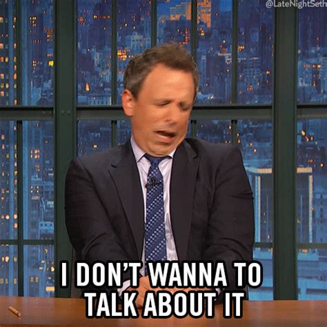 Seth Meyers Dont Wanna Talk About It  By Late Night With Seth
