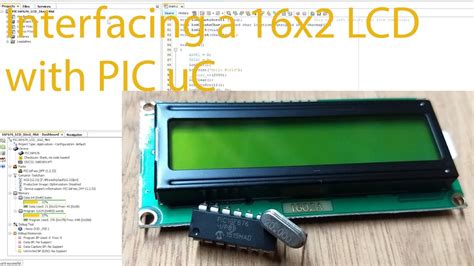 How To Do Interfacing Of A 16x2 Lcd With Pic Microcontroller Without
