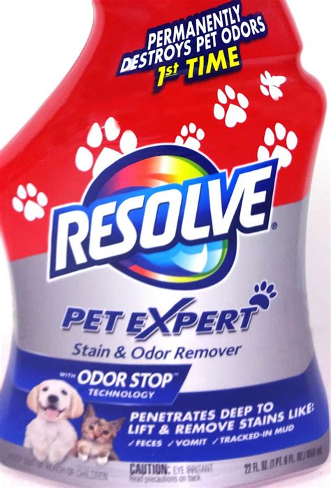 Resolve Pet Expert Stain And Odor Remover Spray 22 Fl Oz 19200780339