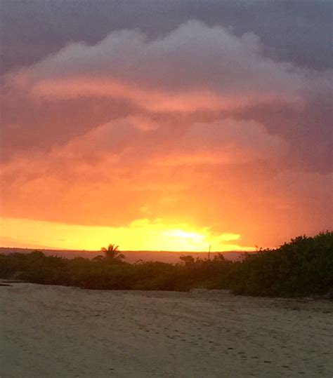 Sunset Isabela Galápagos Islands Visiting Celestial Sunset Places