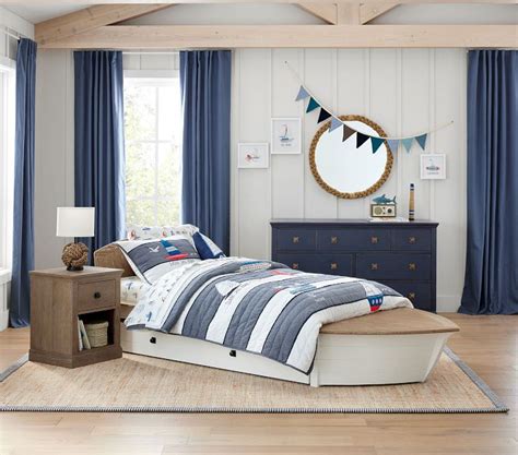 Charlie Speed Boat Bed Pottery Barn Kids