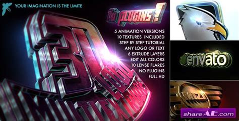 Top 20 intro logo after effects templates free download. Videohive 3D logo - Multi Extrude - After Effects ...