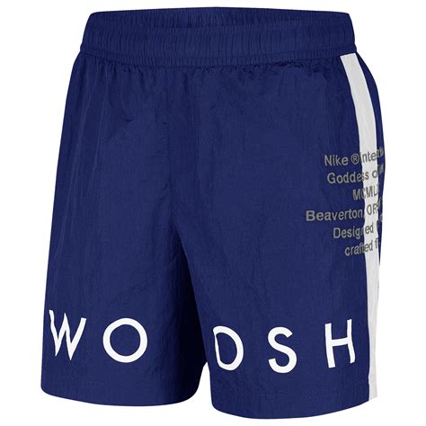 Nike Synthetic Swoosh Woven Shorts In Blue For Men Lyst