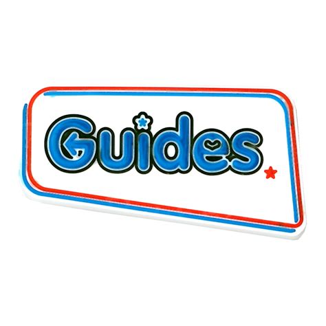 Guide logo rubber badge | Official Girlguiding shop