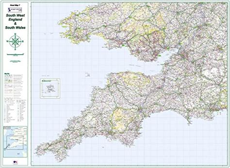 Road Map 7 South West England And South Wales Colour Standard Matte