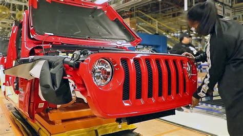 Jeep Wrangler Jl 2019 2021 Production Line American Car Factory