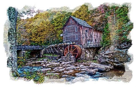 Glade Creek Grist Mill By Randall Branham Glade Creek Grist Mill