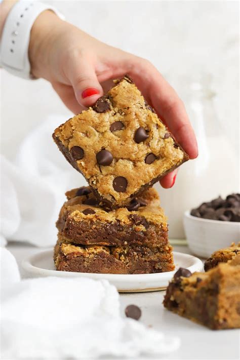 Gluten Free Chocolate Chip Cookie Bars Sweets And Thank You