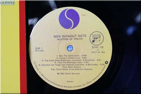 Rhythm Of Youth Men Without Hats 1982