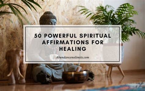 50 Powerful Spiritual Affirmations For Healing