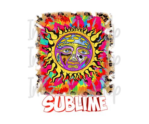 Sublime Png The Story Of Sublimes Iconic Sun Png 40 Oz To Etsy