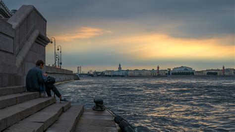 Look At This Man Neva River St Petersburg Daniil Drozdov Flickr