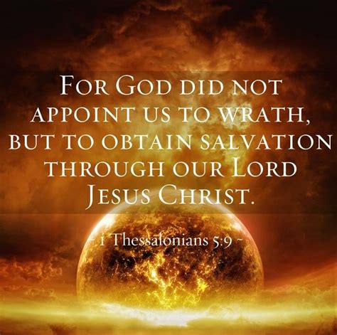 1 Thessalonians 59 Nkjv For God Did Not Appoint Us To Wrath But To