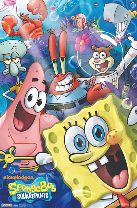 Spongebob Squarepants Poster Cartoon Posters In 2020 Cartoon Posters