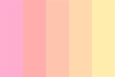 Pink To Yellow Fade Color Palette