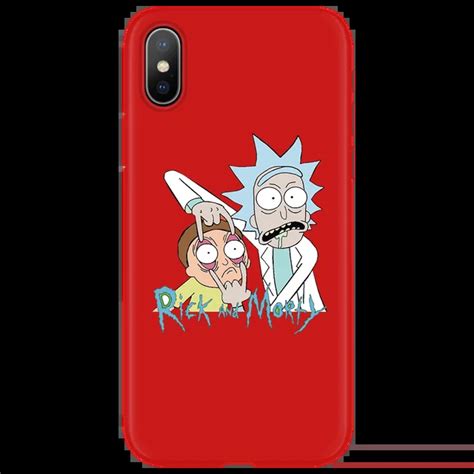 Rick And Morty Phone Case For Iphone Xs X Xr Xs Max Back Cover Soft