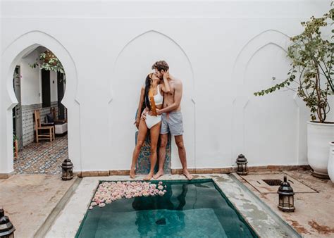 Sexy Moroccan Pool Couples Photo Shoot POPSUGAR Love Sex Photo