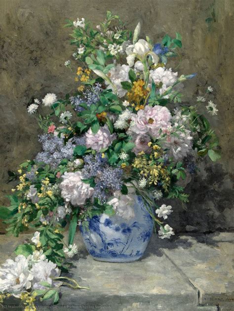 Spring Bouquet 1866 By Pierre Auguste Renoir 1841 1919 France
