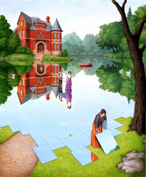 Beautiful Optical Illusion Art Works And Paintings By Rob Gonsalves