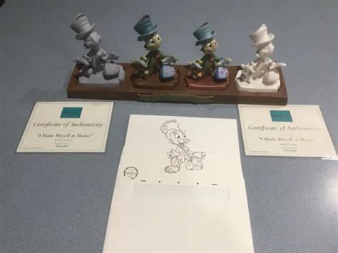Walt Disney Classic Collection Jiminy Cricket Progression 4pc Set W