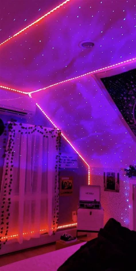 Euphoria Inspired Neon Lights🌈💗 Neon Room Room Design Bedroom Room