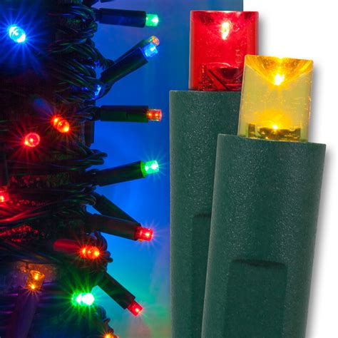 Wide Angle 5mm Led Lights 50 Multicolor Led Christmas Tree Lights