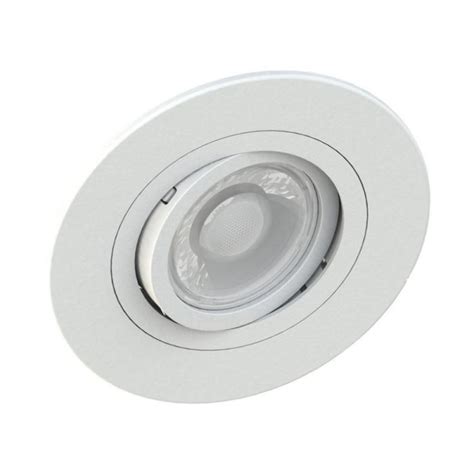 SPOT EMBUTIDO P 1x MR16 Dicroica REDONDO Face Plana De ABS Branco 100X35MM Save Energy Sua