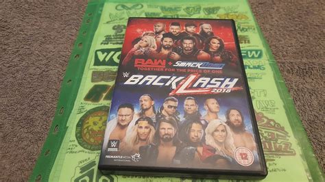 Ma Review Sur Une Pochette De DVD De Catch Sur WWE Backlash YouTube